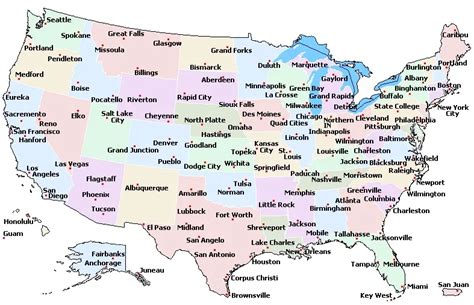 usa city name list|List of U.S. Cities .